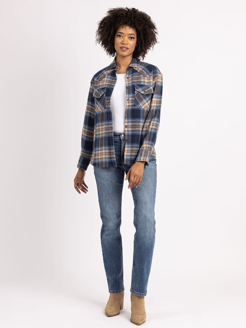 mckenna plaid flannel shirt Image 5