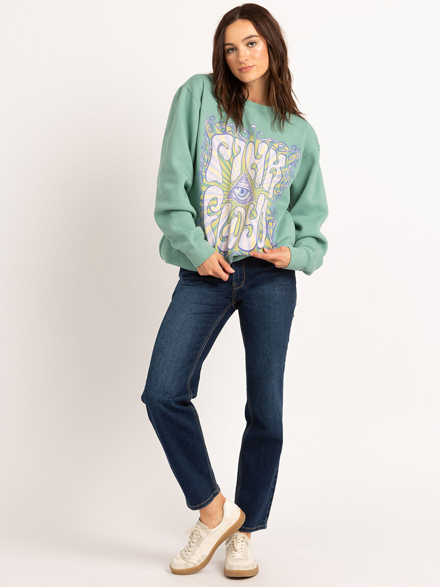 crew neck sweatshirt Image 2