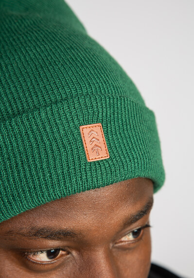 northbound vegan leather patch cuffed beanie Image 5