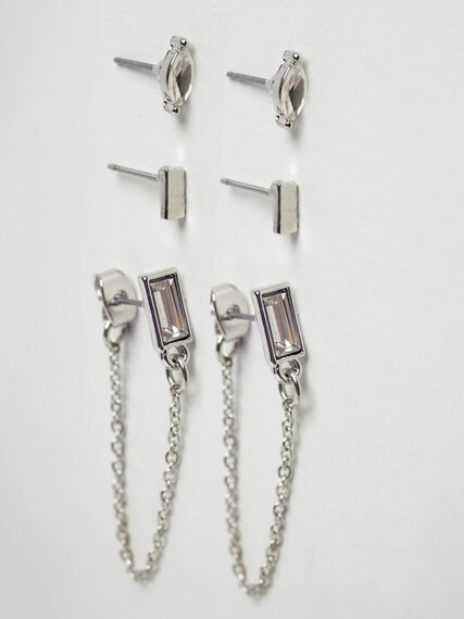 6 pack silver earrings 6 pack silver earrings Image 3