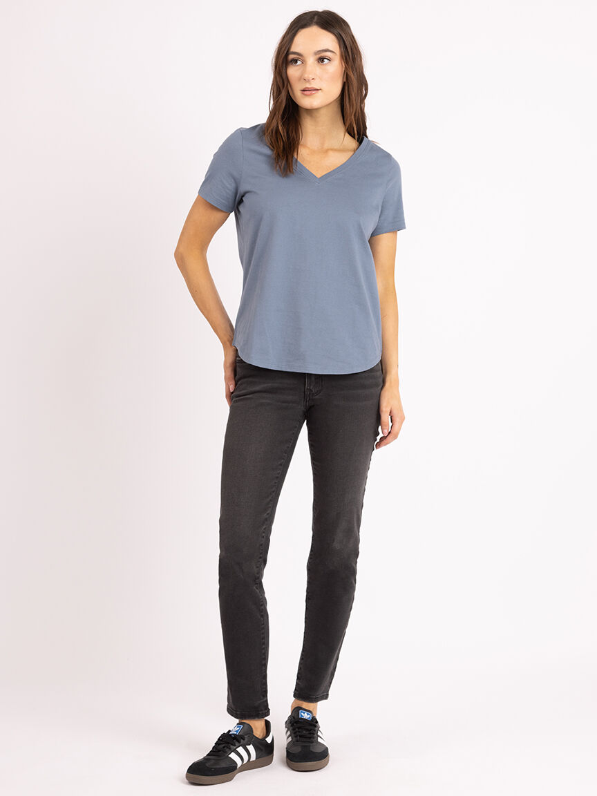 vickie v neck t-shirt Image 2