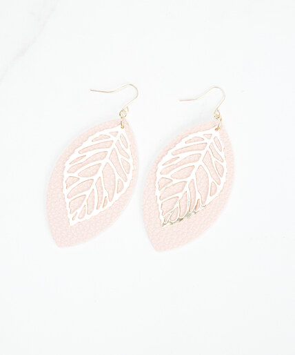 dangle leaf earrings  Image 2