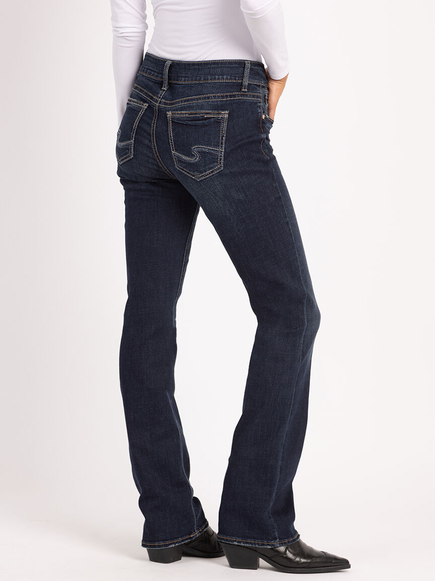 DARK FOG★Distressed vintage casual bootcut jeans DF47 suki slim bootcut jean dark authentic Bootlegger 2000007664