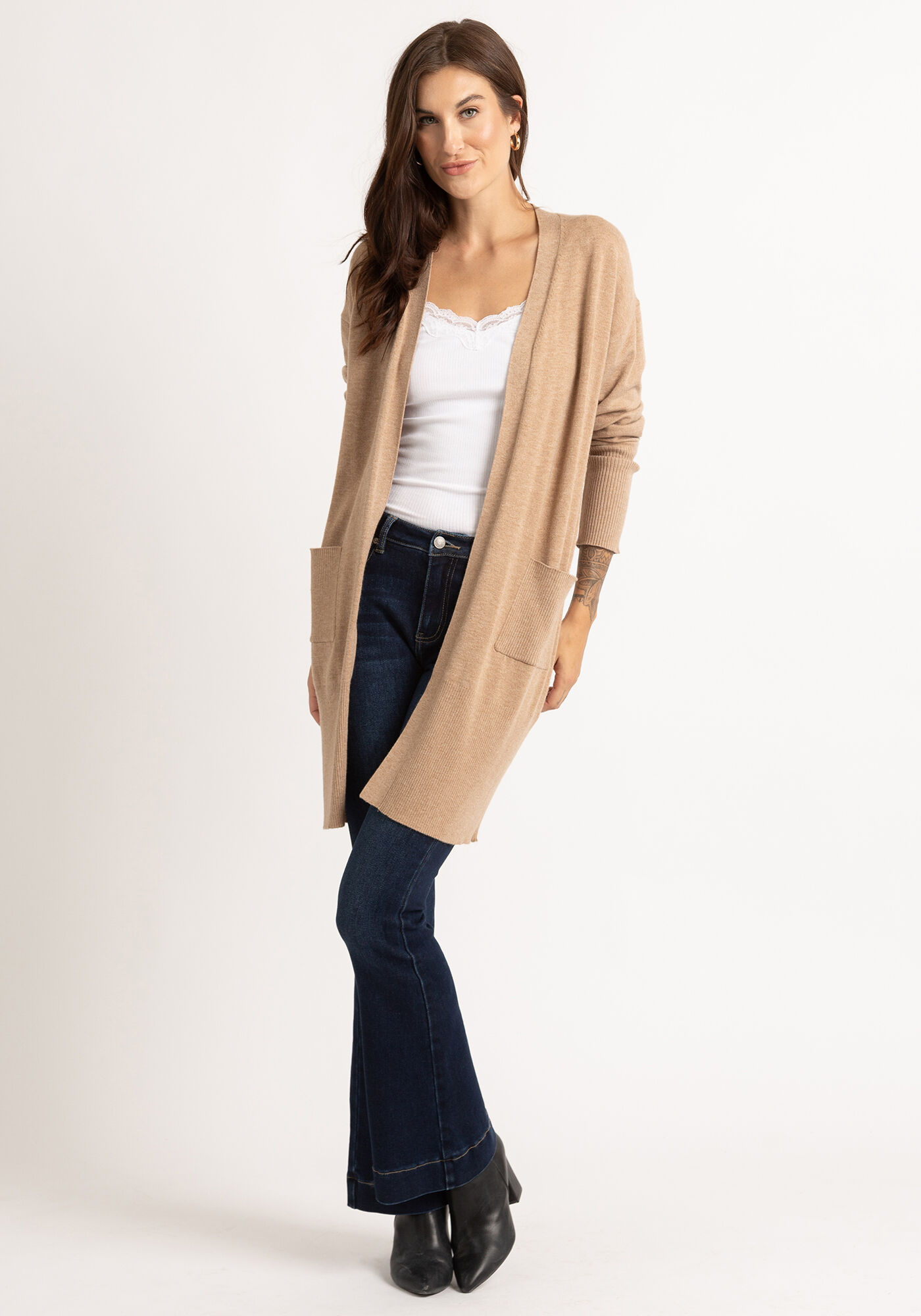 thyra open cardigan Image 4