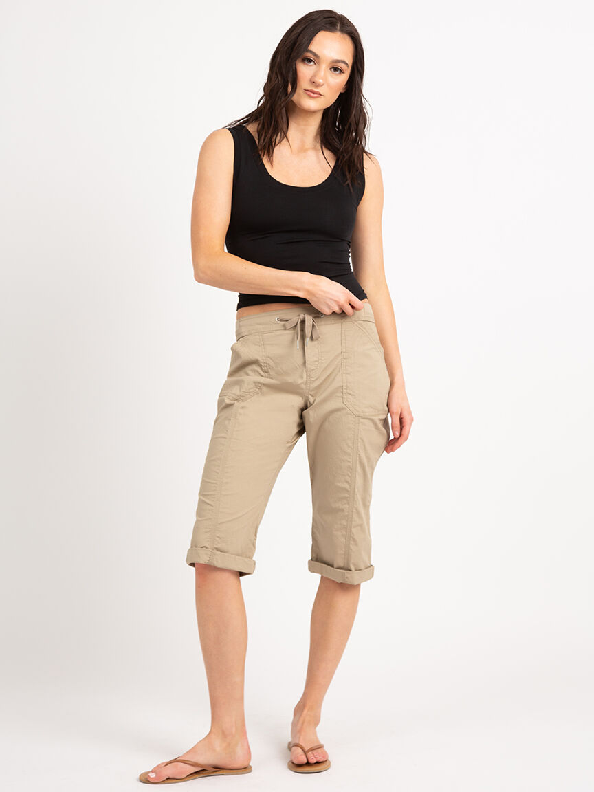 joyce ripstop mid rise capri Bootlegger 2000007294