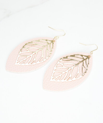 dangle leaf earrings  Image 3