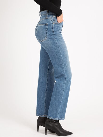 Highly Desirable High Rise Straight Leg Jeans Image 3