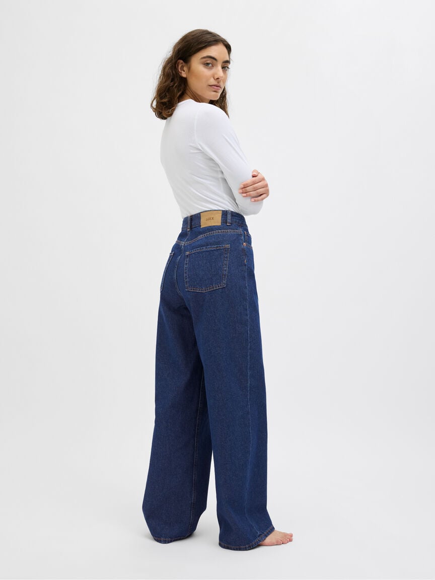 tokyo wide leg jean dark authentic