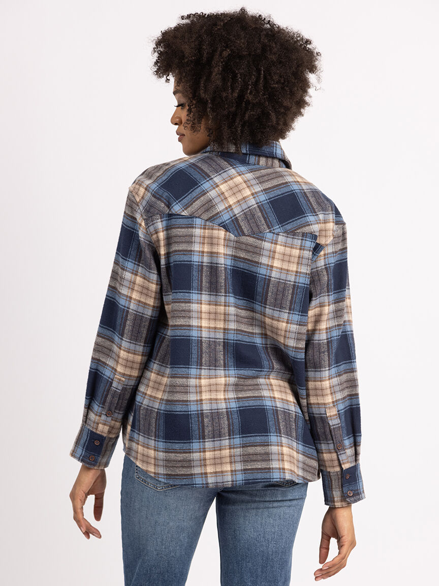 mckenna plaid flannel shirt Image 3