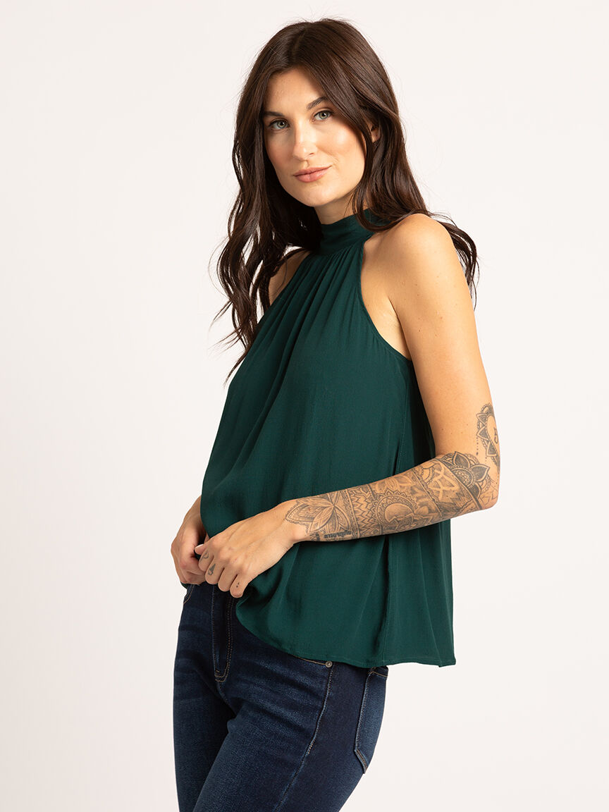 gwen halter tie neck blouse Image 2