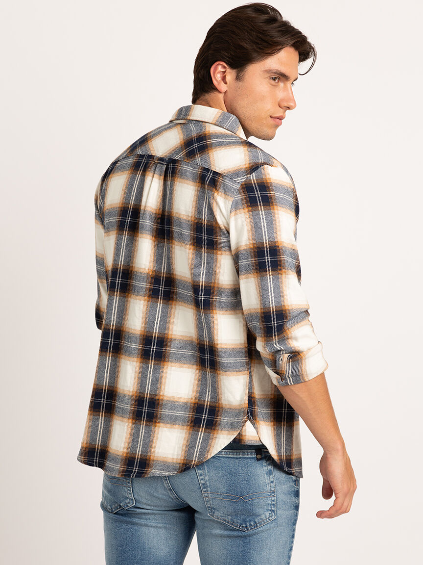 warren flannel button-up shirt Image 5