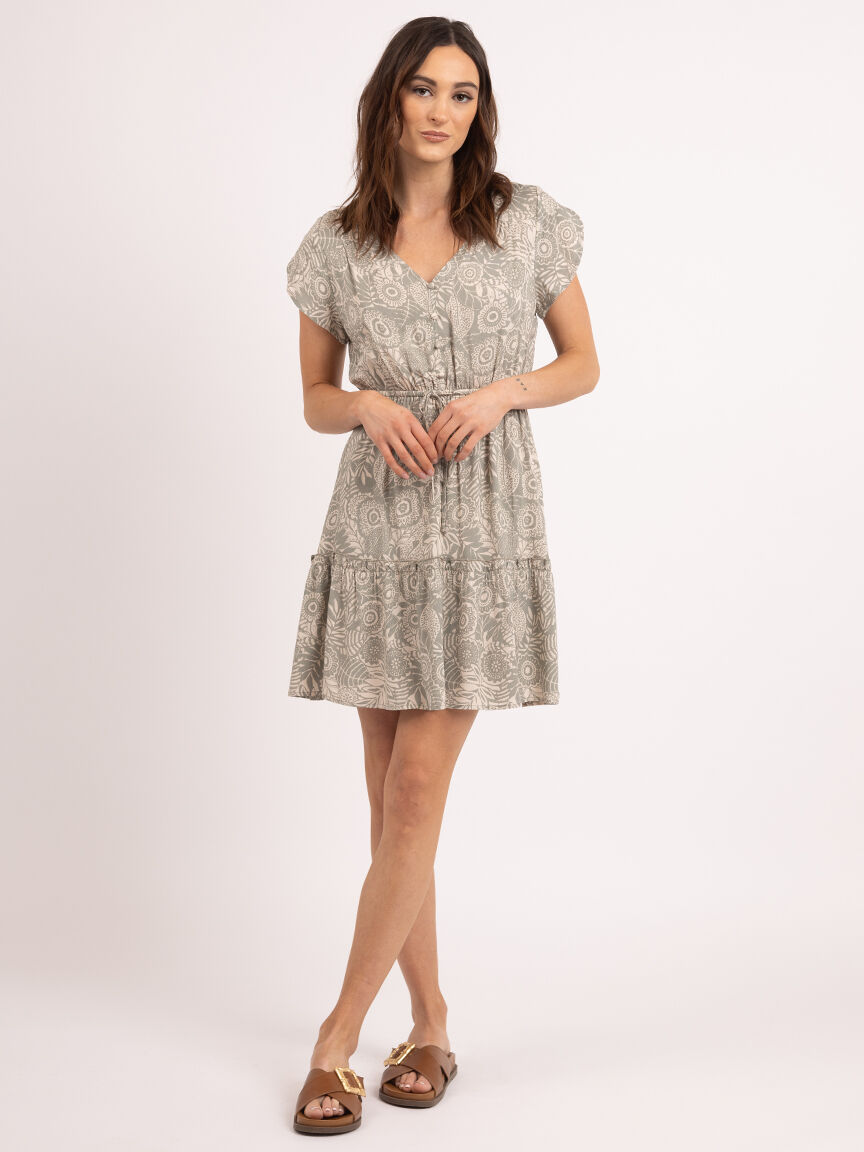 maren v neck mini dress Image 1