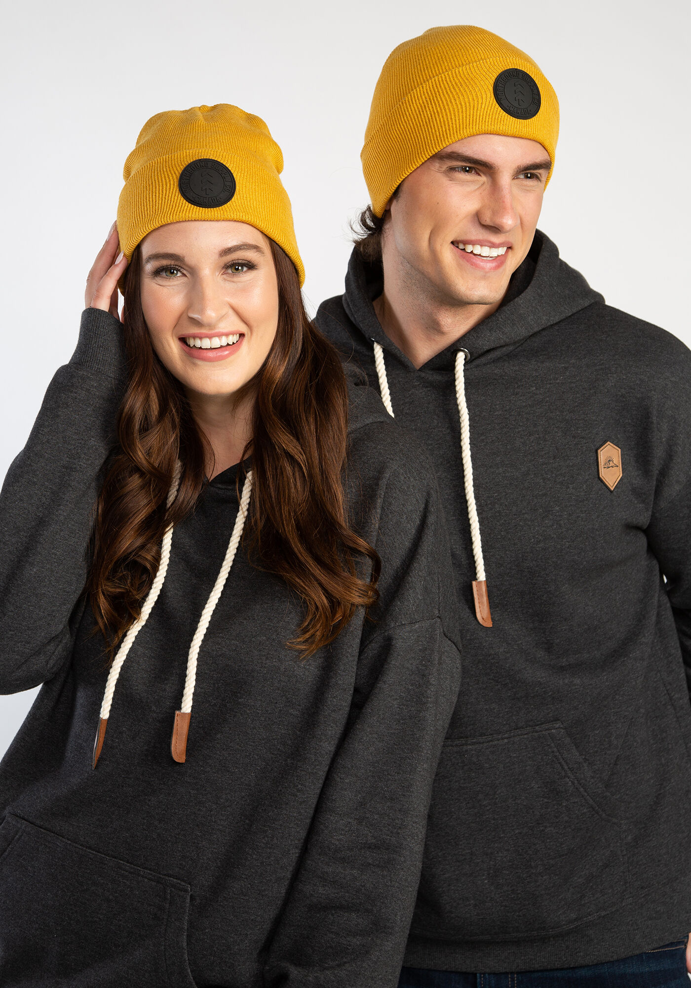 northbound rubber patch cuffed beanie Image 1