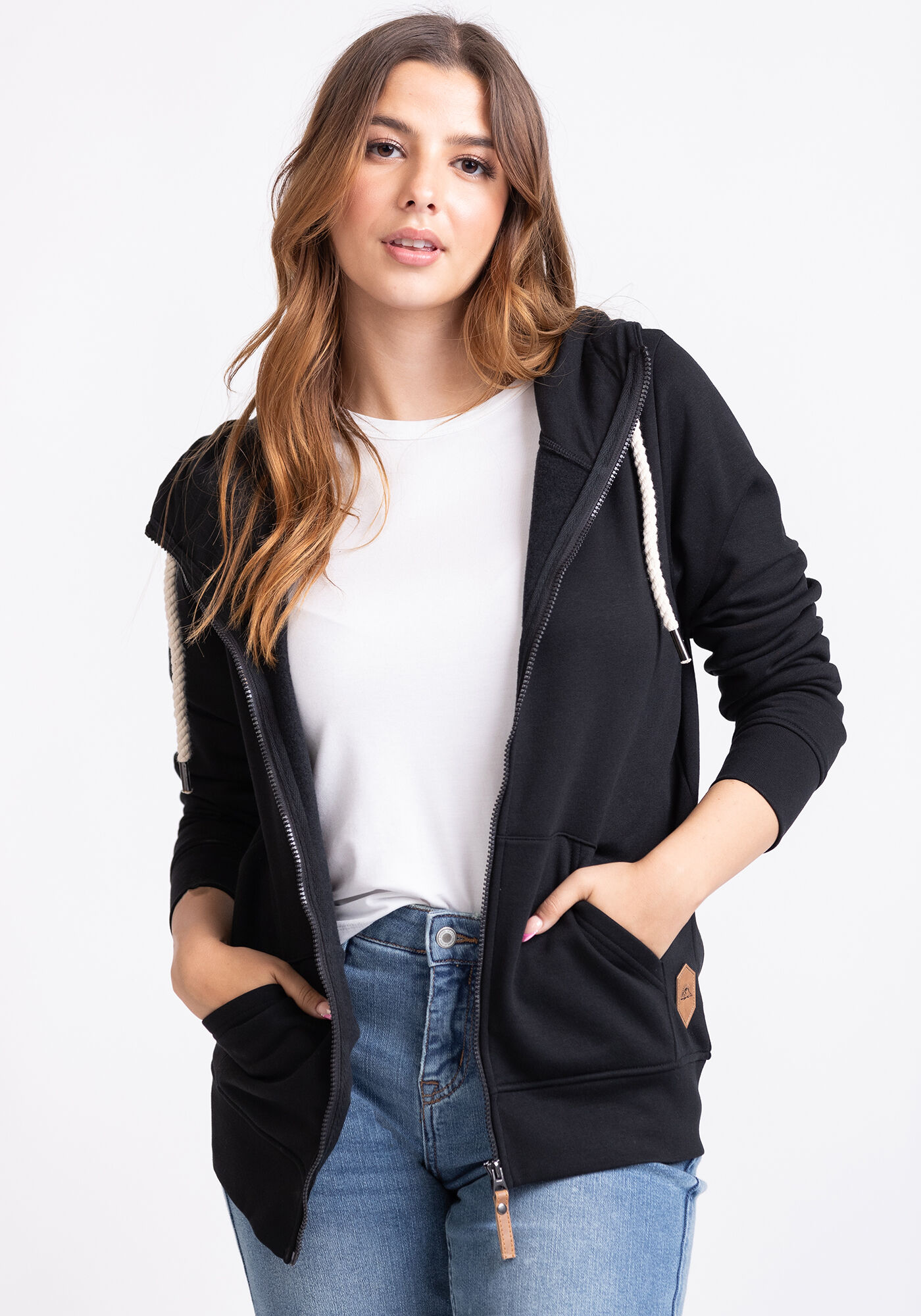 zaharah core full zip hooded fleece Image 1