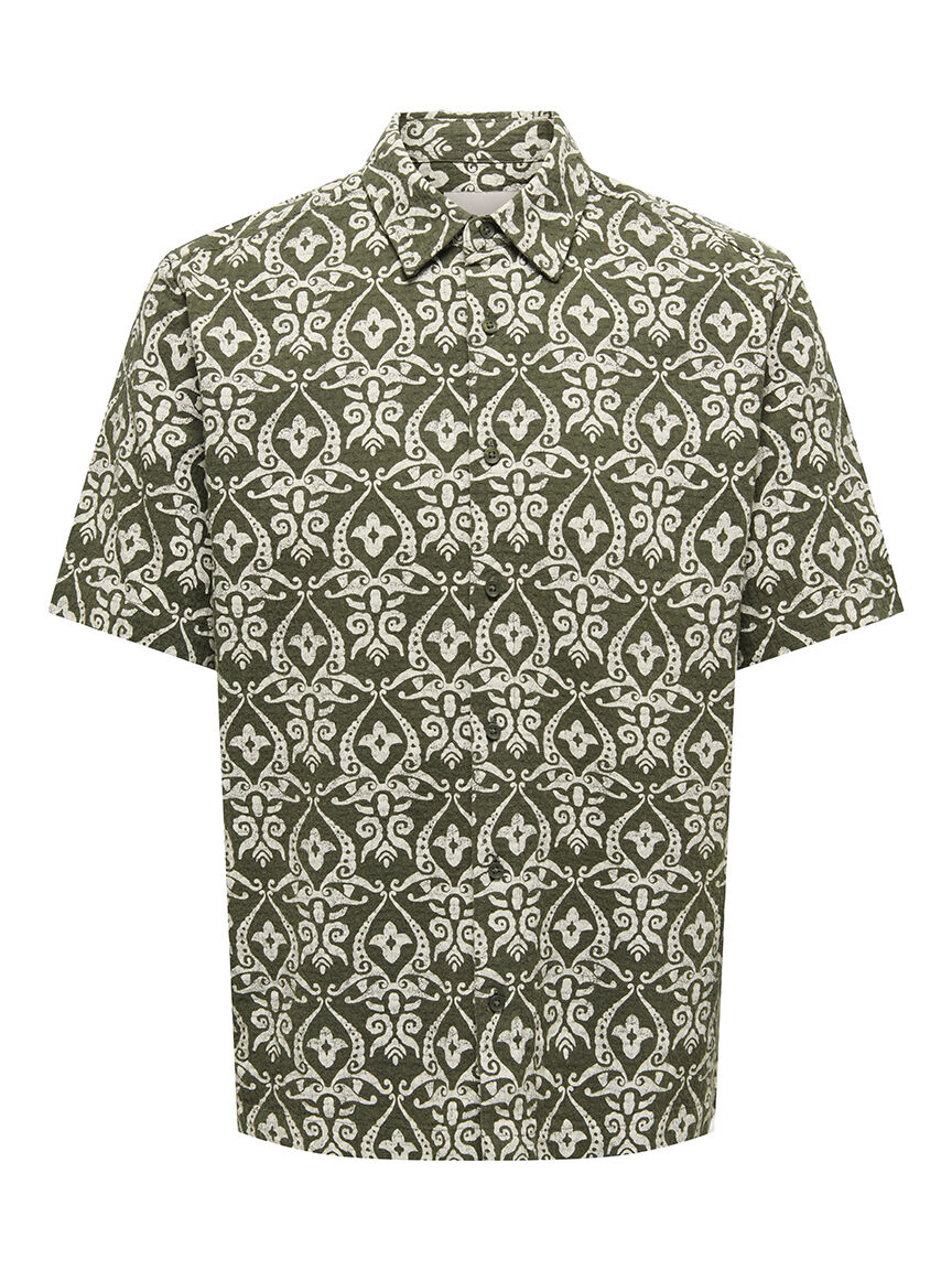 sea jacquard shirt