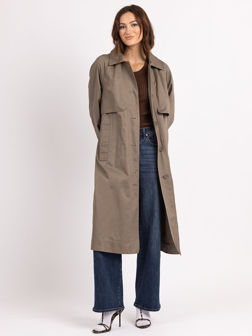 Bootlegger Poppy Mac Coat Size M Walnut Colour
