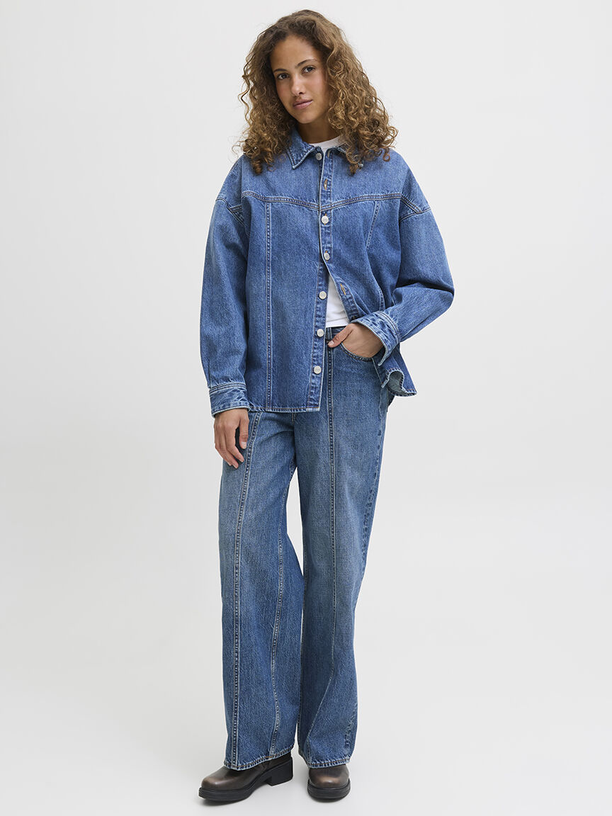 jamila denim overshirt