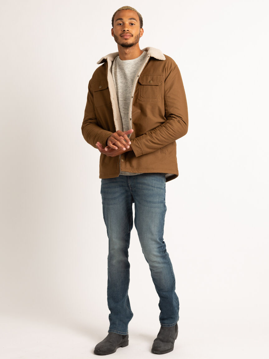 ryan twill sherpa jacket Image 3