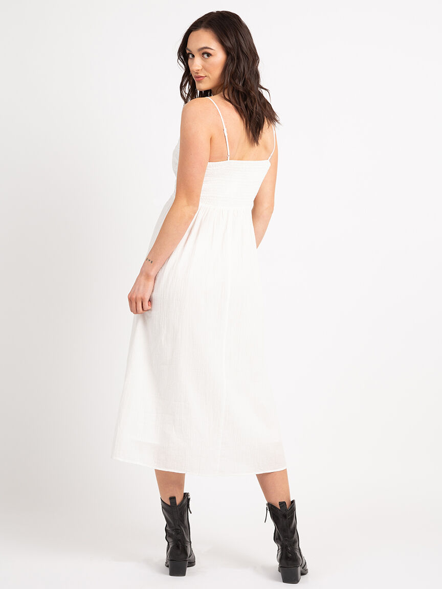 sheryl kismet strappy lace insert midi dress Image 3