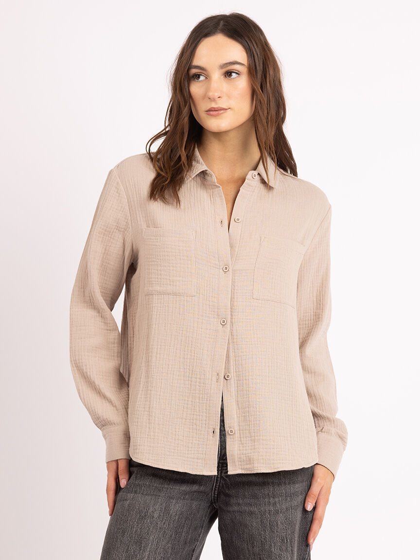 kasey gauze shirt Image 1