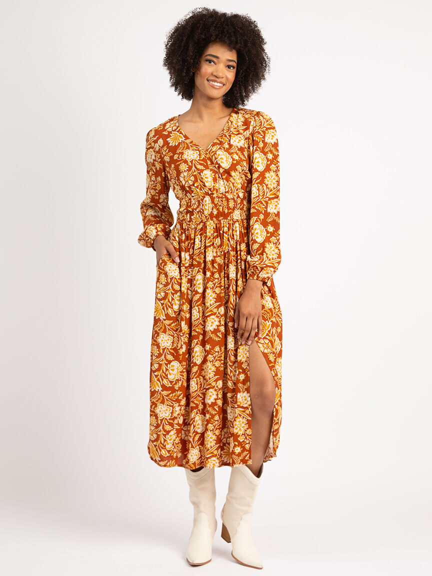 delacour v neck maxi dress Image 1