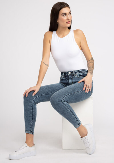 4ever fit high rise skinny jeans Image 4