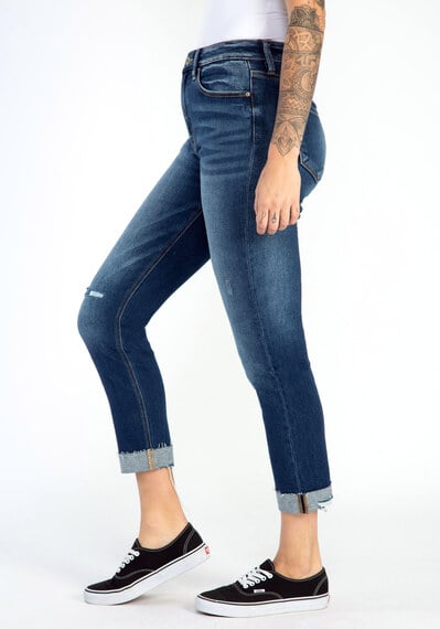 high rise slim leg jeans Image 6
