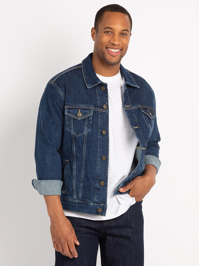 luke dark authentic denim trucker jacket luke dark authentic denim trucker jacket