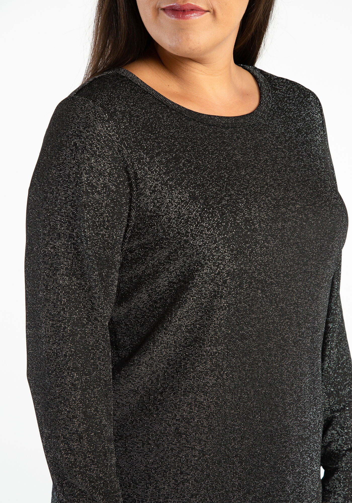 raya open back sparkle long sleeve tee Image 4