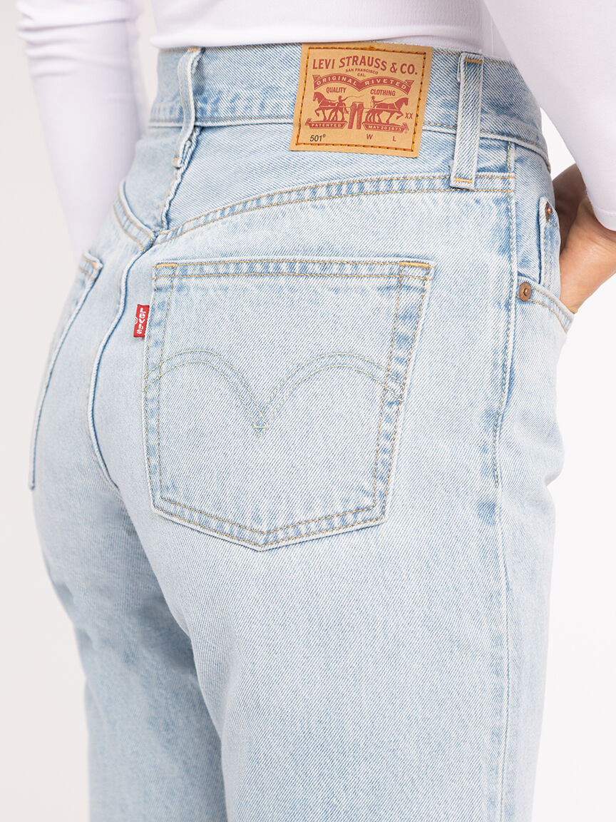 501 straight leg jean light authentic