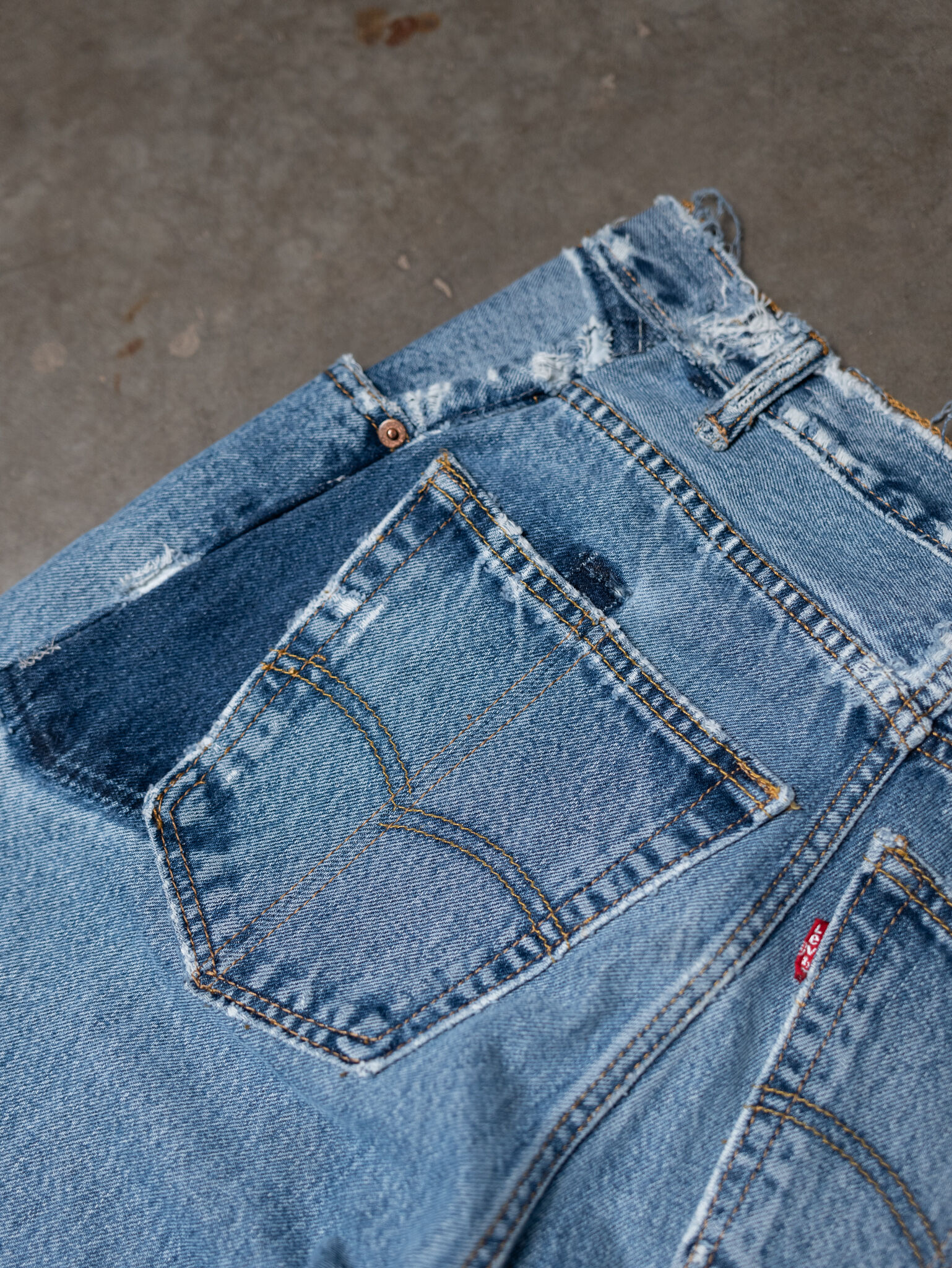 levi's 550 altered wide leg jean circa early 90s Image 7
