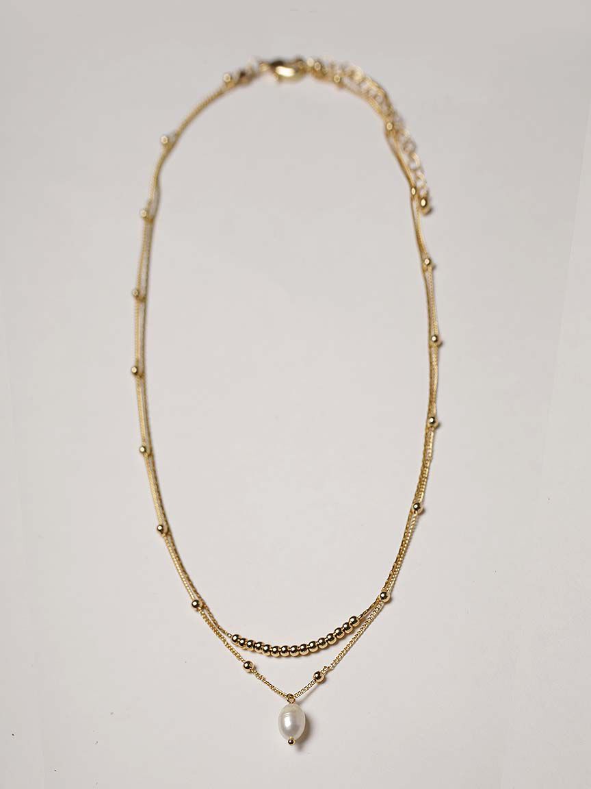 layered pearl necklace Image 2