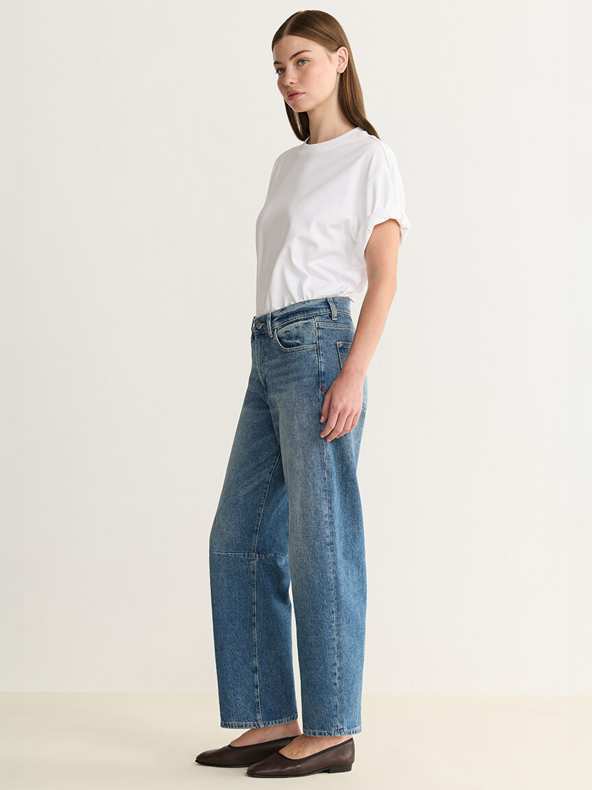 BNA soft curve barrel jeans sadie