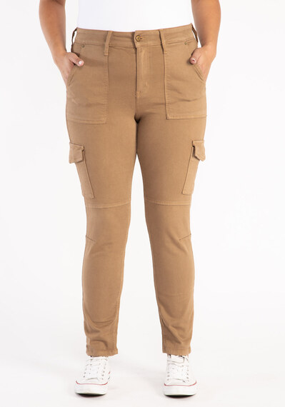 high rise skinny coloured cargo high rise skinny coloured cargo Image 5