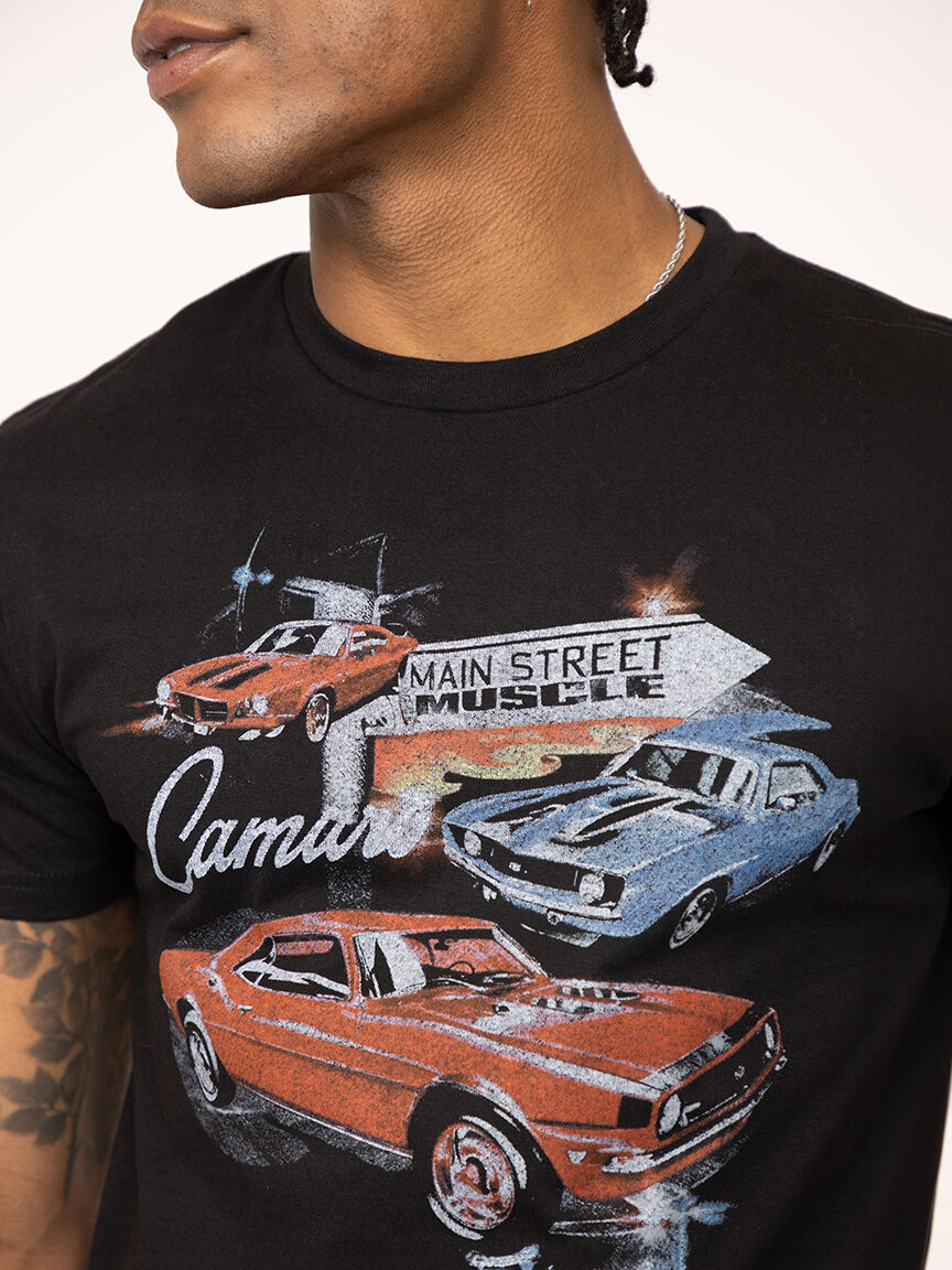 unisex camaro vintage graphic tee
