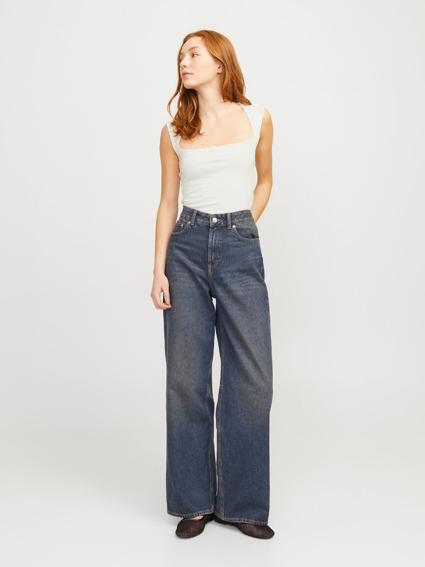 isabella square neck top