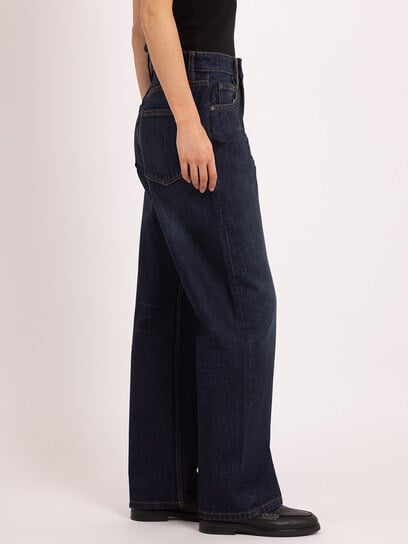 high rise loose jean dark authentic high rise loose jean dark authentic