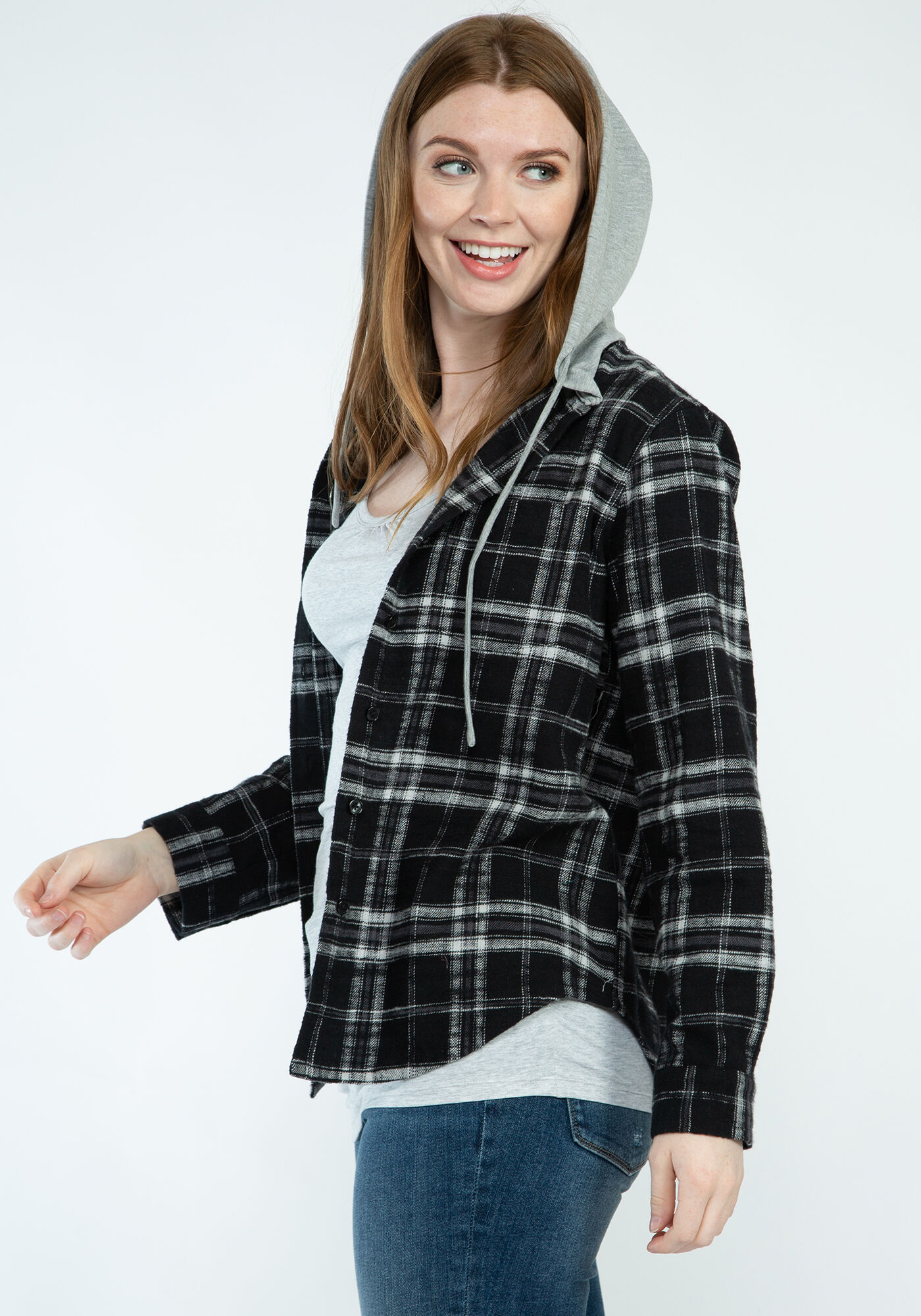 peyton hooded flannel  Image 3