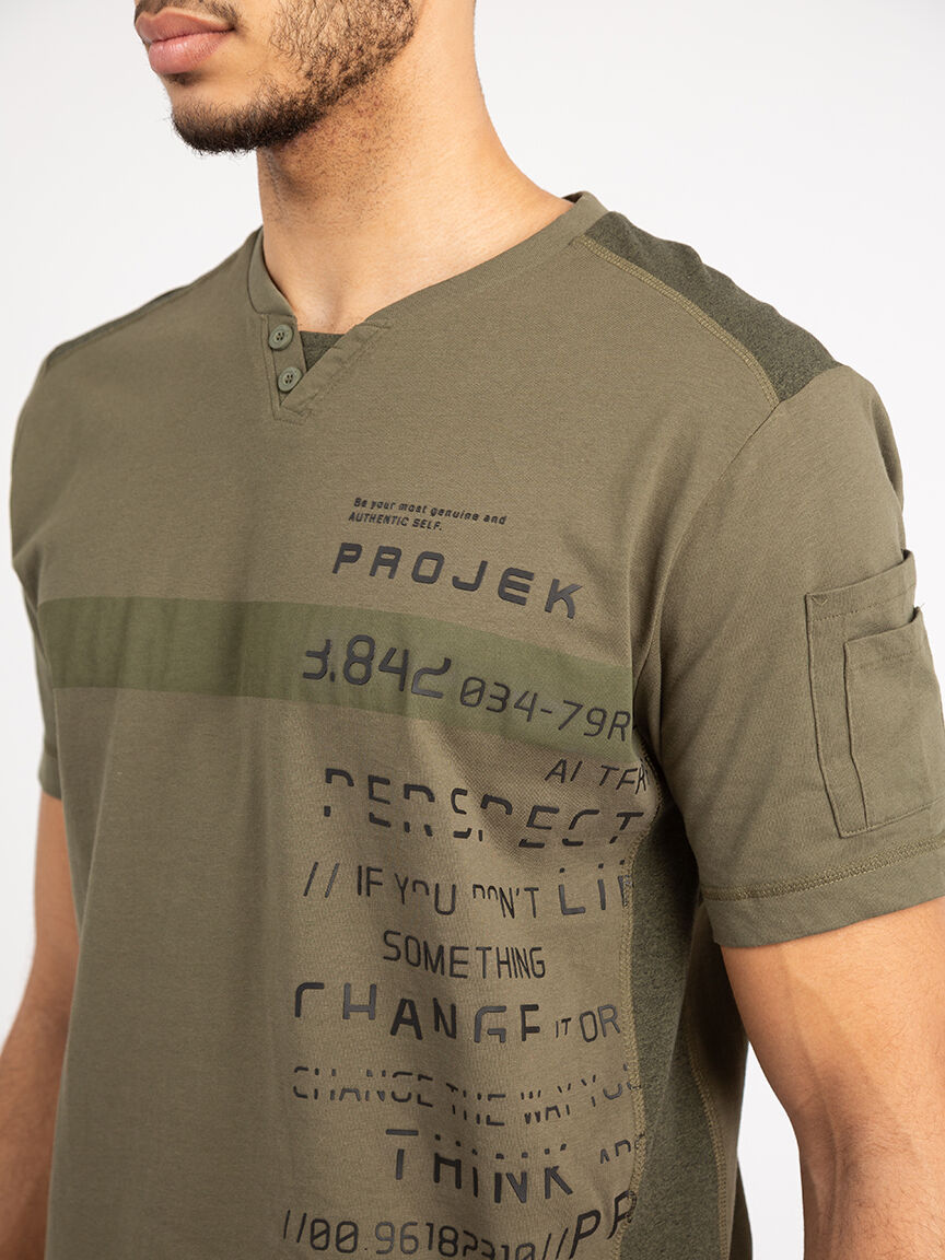 ss henley tshirt Image 4