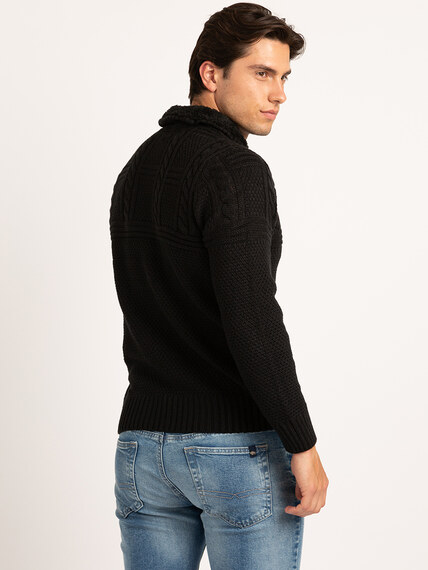 1/4 zip mock neck sweater Image 6