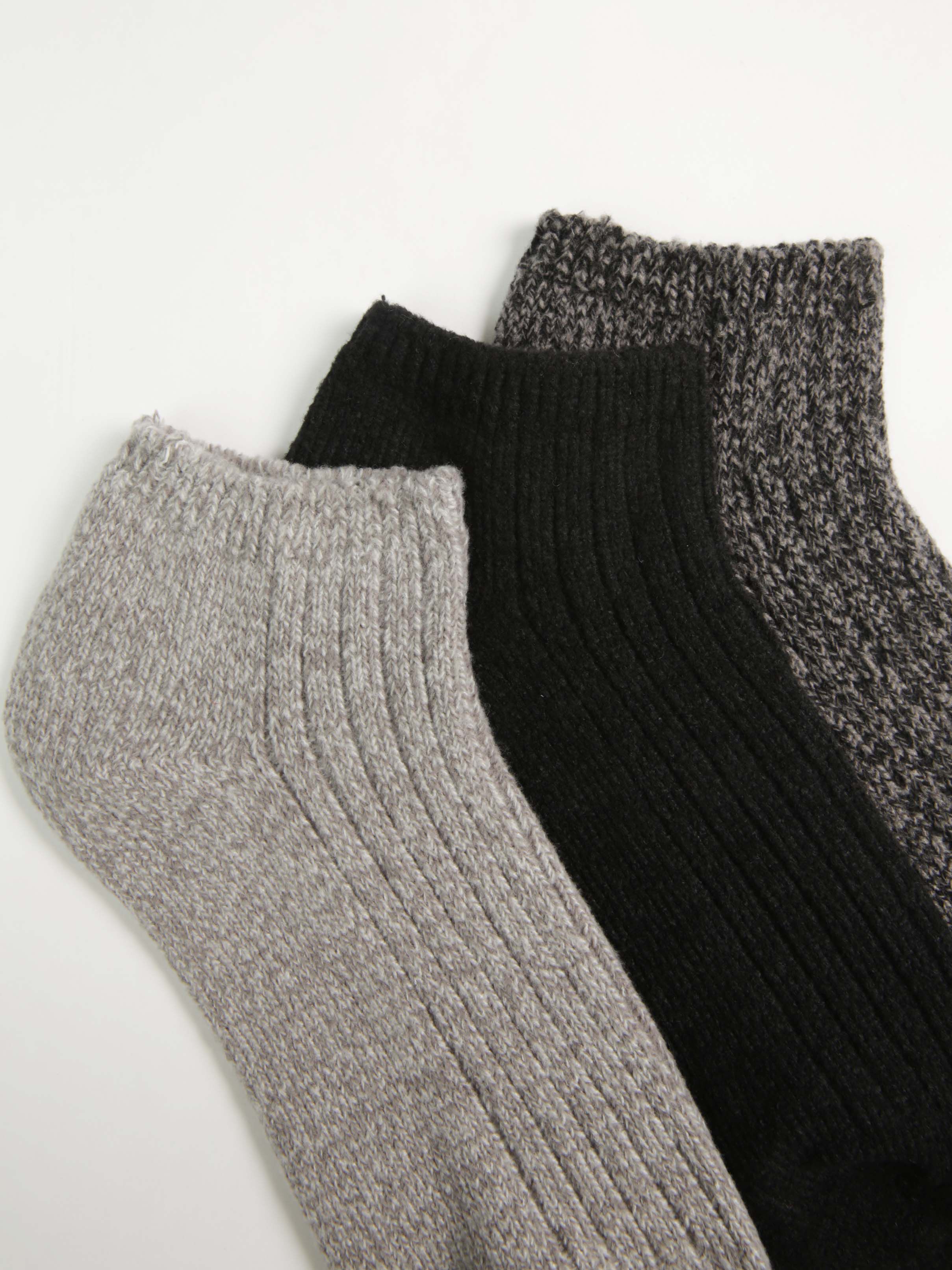 women's 3 pack ribbed ankle sock Image 5