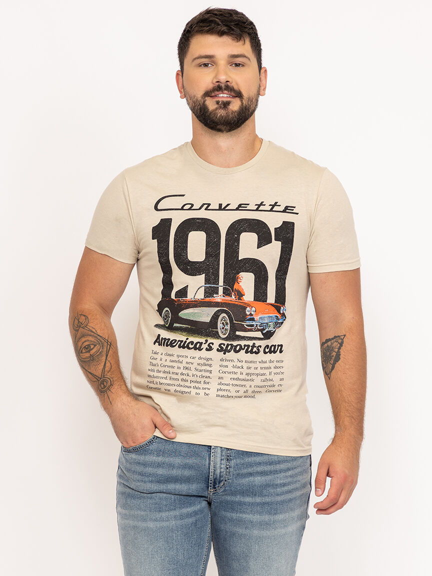 unisex corvette graphic tee