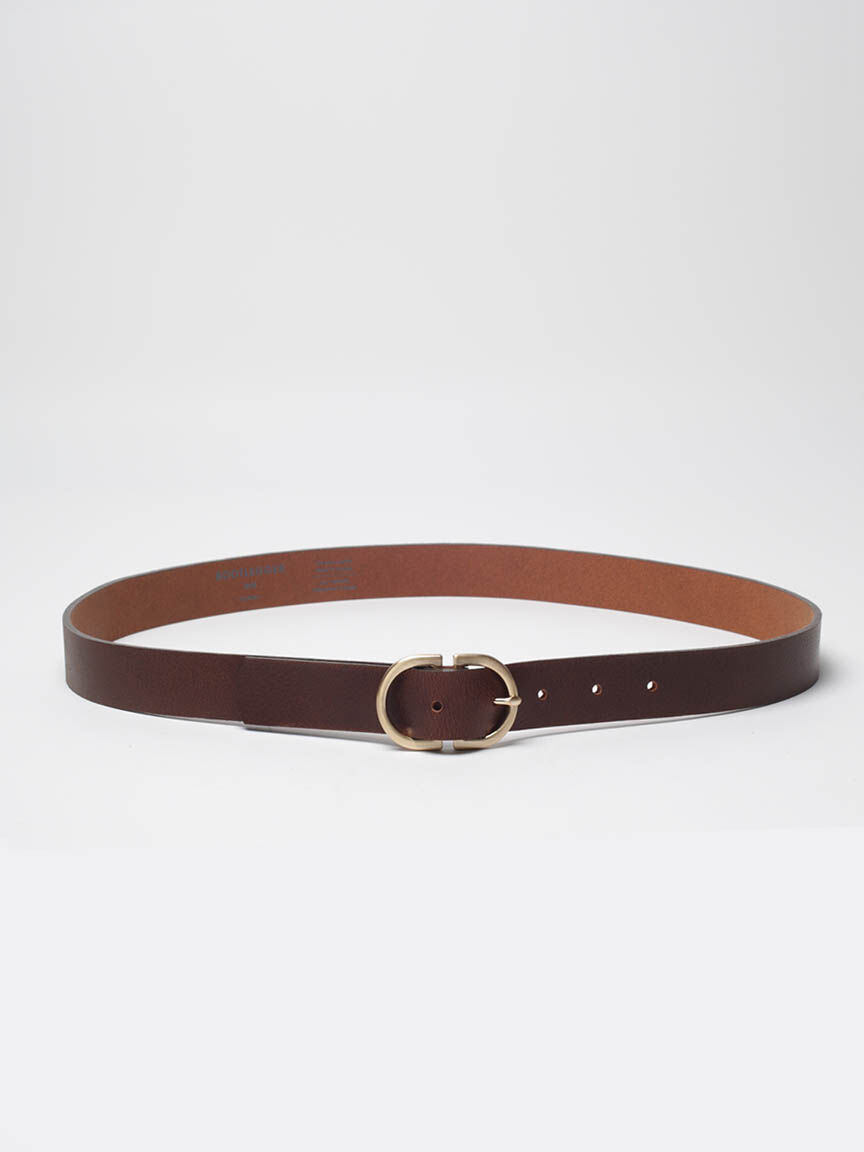 women's double ring leather belt Image 1