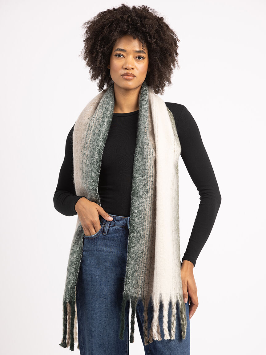 stripe scarf Image 4