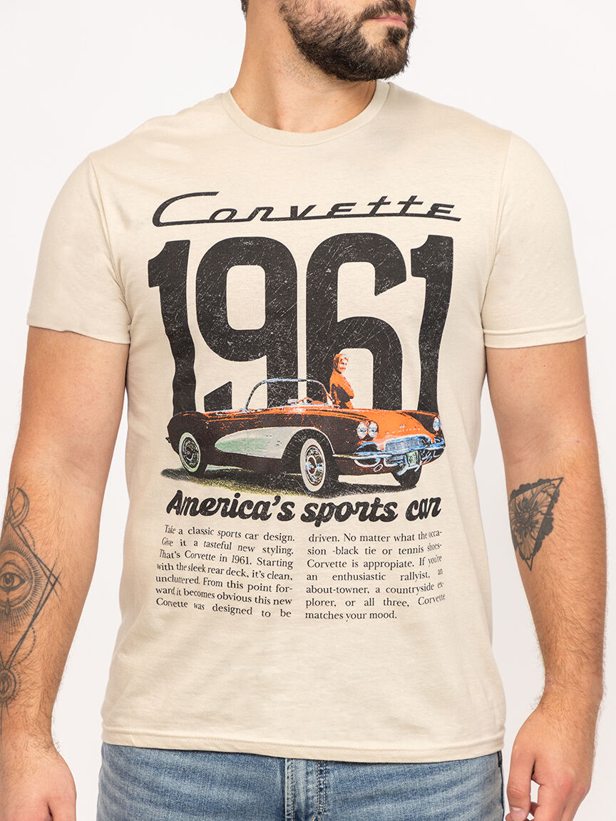 unisex corvette graphic tee