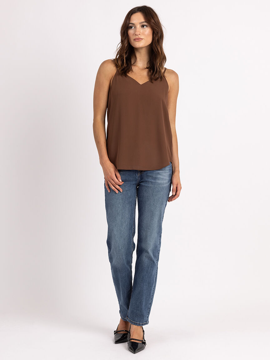louise v neck top Image 2