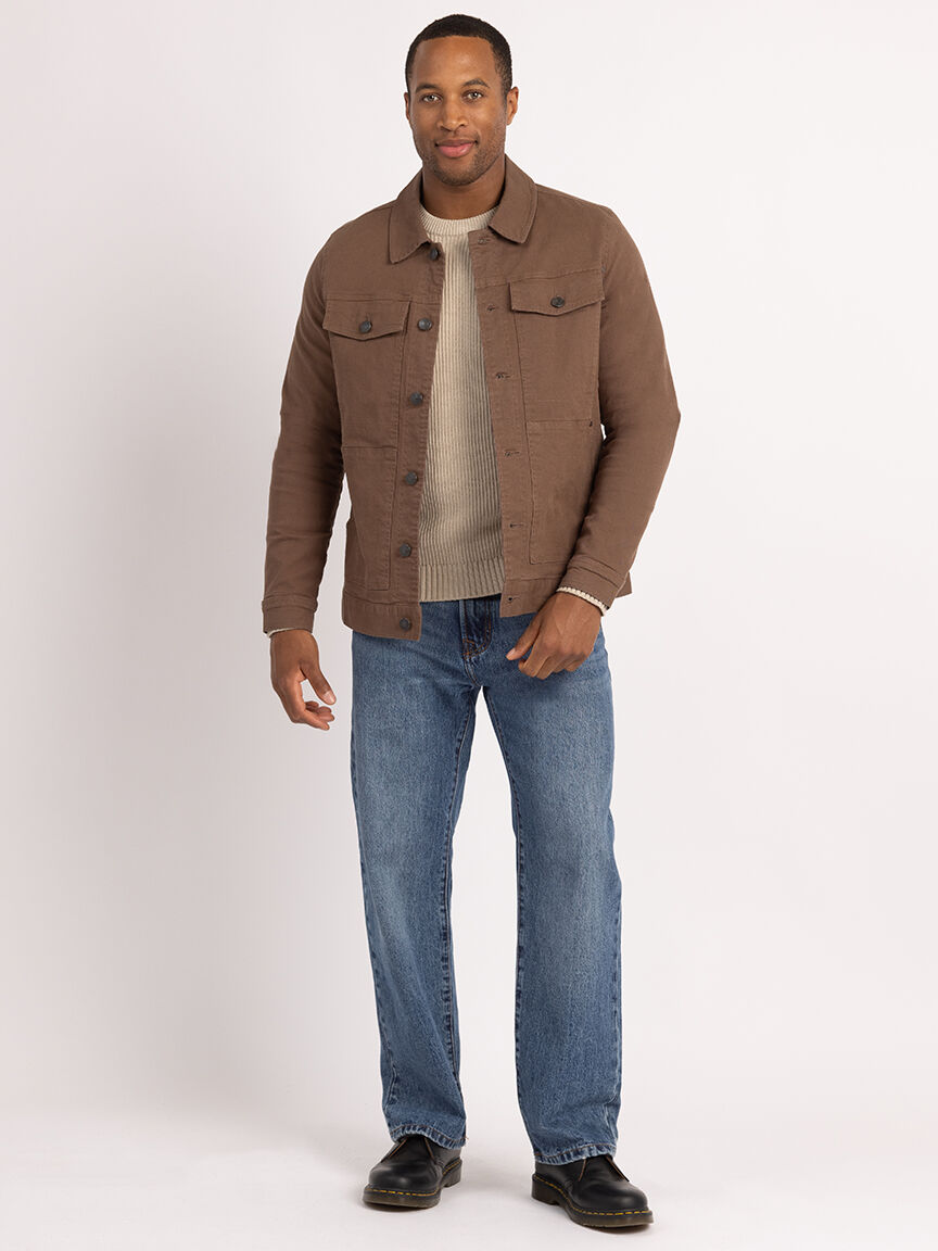 christopher plaid lined trucker jacket Bootlegger 2000007535