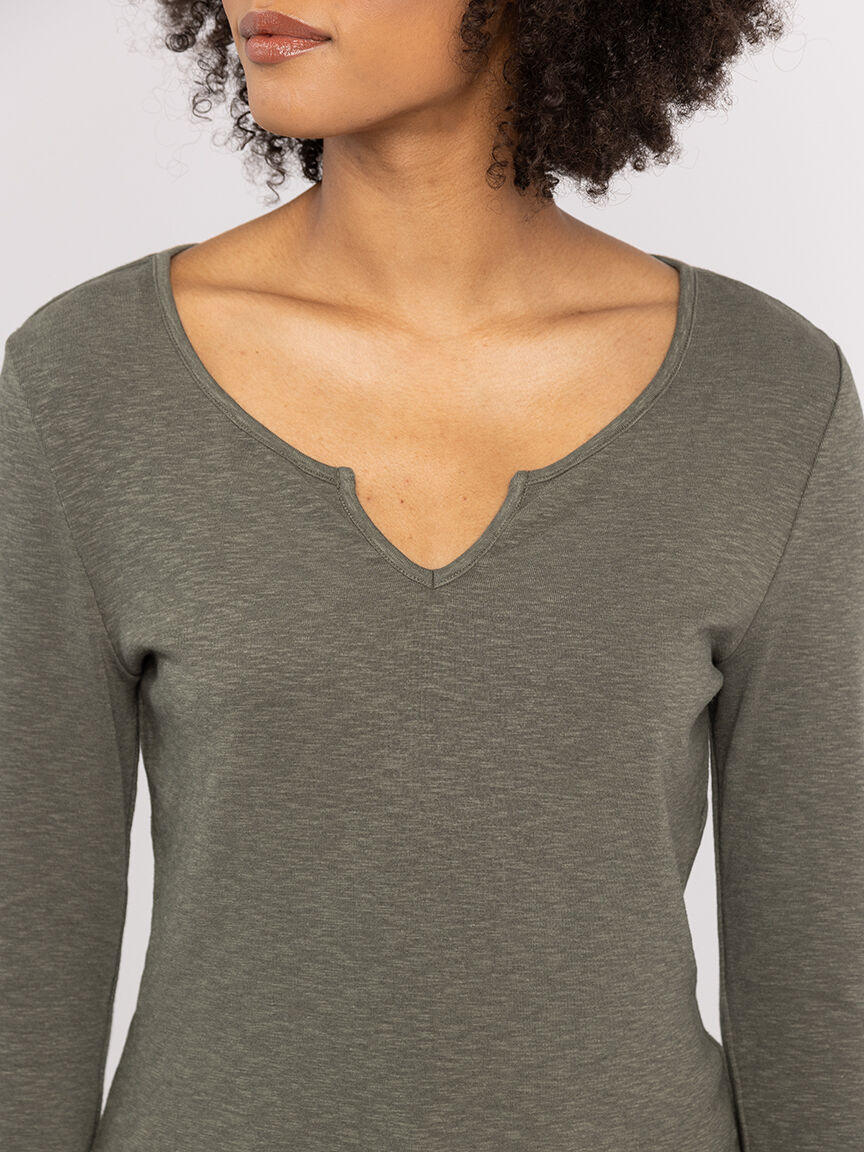payton notch neck top Image 4