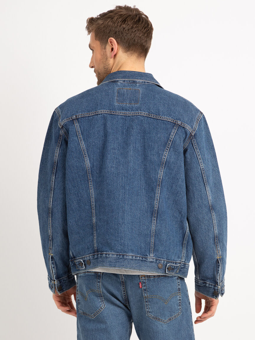 denim trucker jacket Image 3
