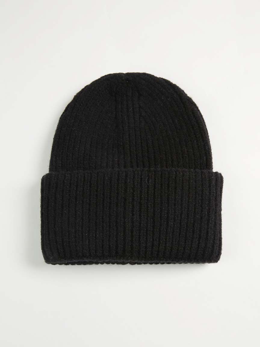 thick ribbed winter beanie Image 1